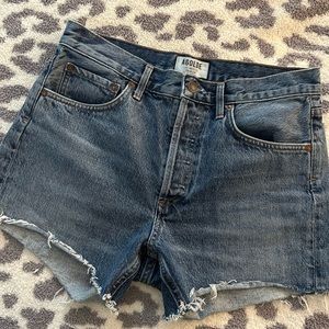 agolde boyfriend shorts